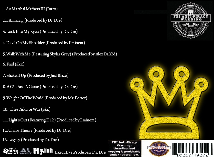 Eminem - King Mathers Tracklist 2012.jpg