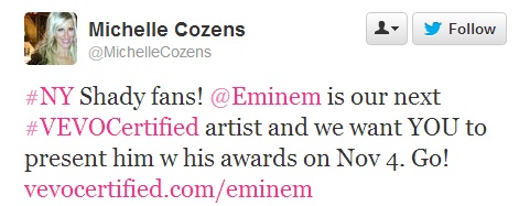 Twitter - MichelleCozens- #NY Shady fans! @Eminem is ....png